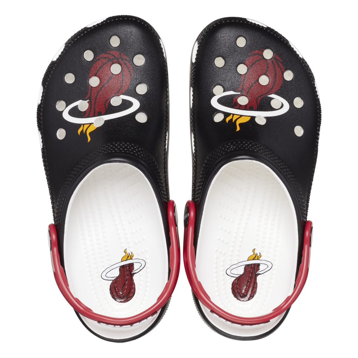 Saboti Crocs Classic NBA Miami Heat Clog Negru - Black - imagine 8